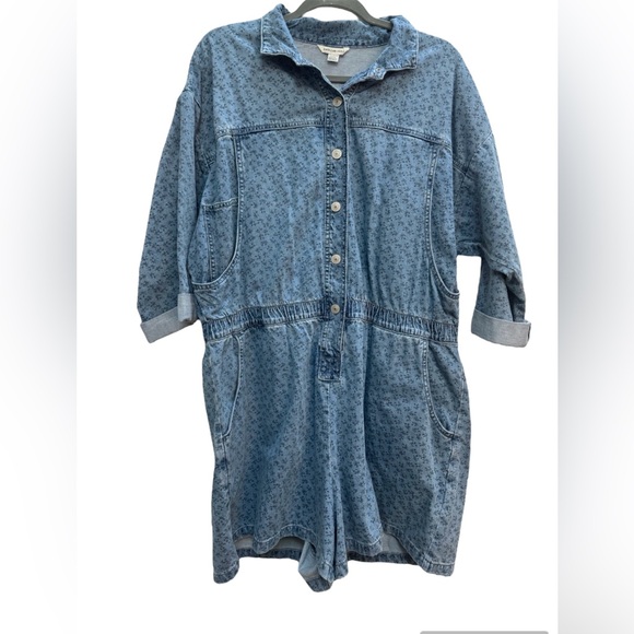 Shorts jean jumpsuit (American Eagle) - Picture 1 of 4